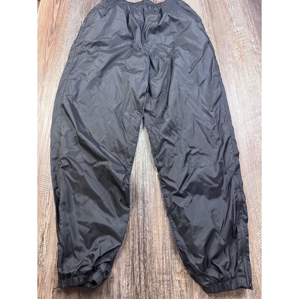 Vintage Nike Windbreaker Track Pants Black Nylon Joggers XL S60711 SCI